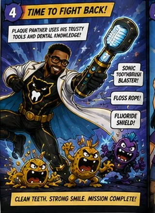 Comic panel: time to fight back